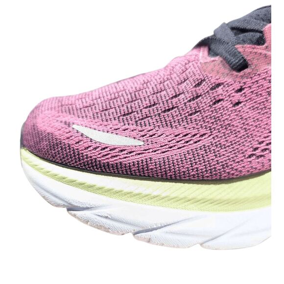 HOKA ONE ONE Clifton 8 'Ibis Rose Pink Green' Running Shoes Size 9.5B - Picture 11 of 16